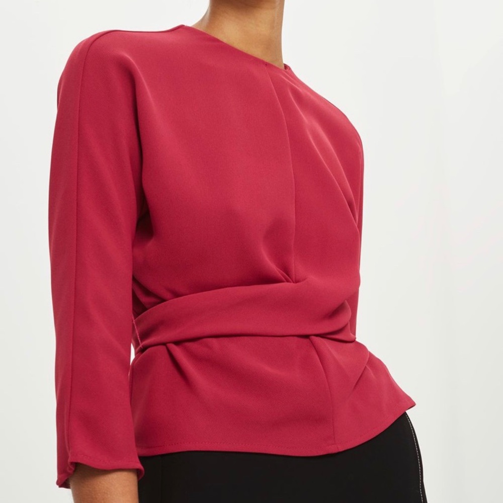 Topshop - Tie Wrap Twist Top
